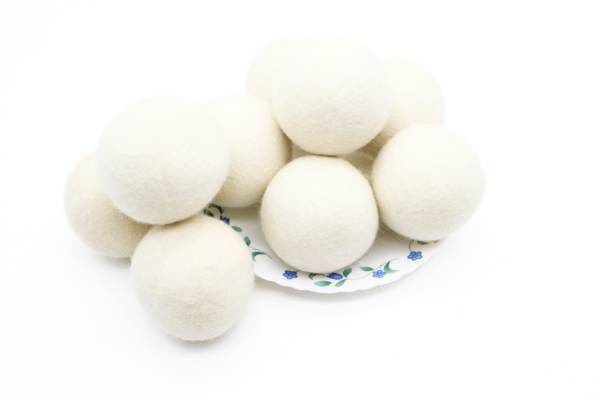 white laundry balls