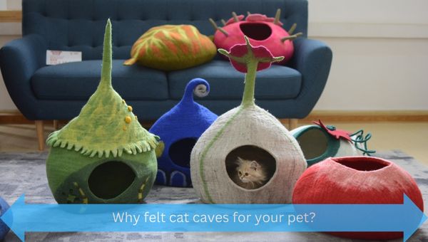 Why felt cat caves?