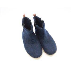 Handmade Merino wool felt boot