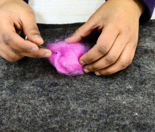 Needle felting