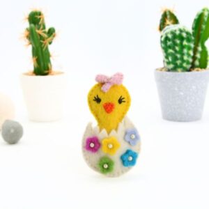 Felt Easter chicken