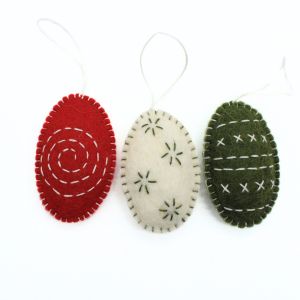 Set of 3 - Christmas Hanging Decors