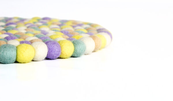 Handmade Felt ball chair pad - Image 2