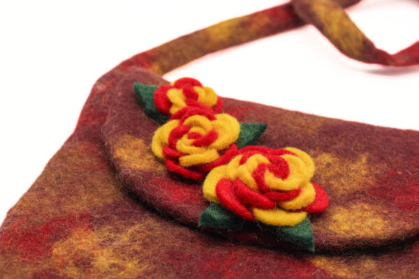 Floral shoulder Handmade Bag - Image 4