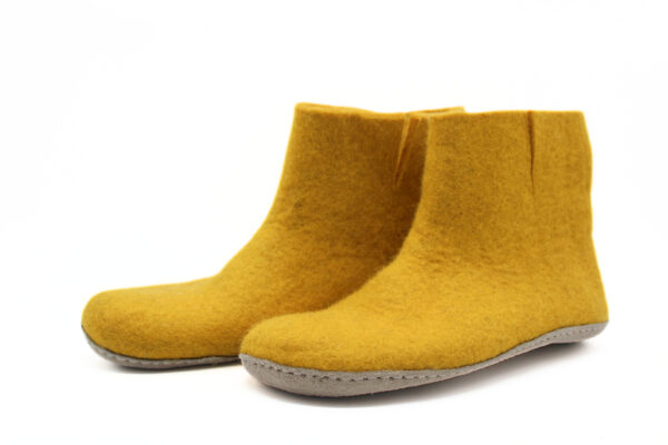 Cozy Winter Footwear Yellow Boot