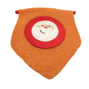 " Felt Santa Claus Banner -Wall Decor"