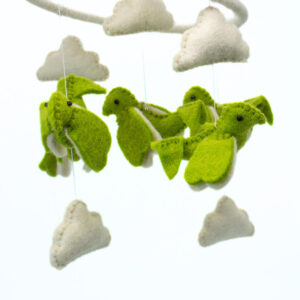 Felt Parrot Hanging Bird