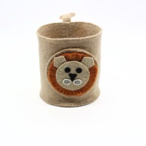 Felt Lion Basket Storage