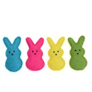 Set of Felt Rabbit Handmade