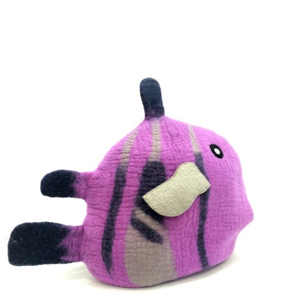 Felt Fish-Shaped Cat House - Image 4