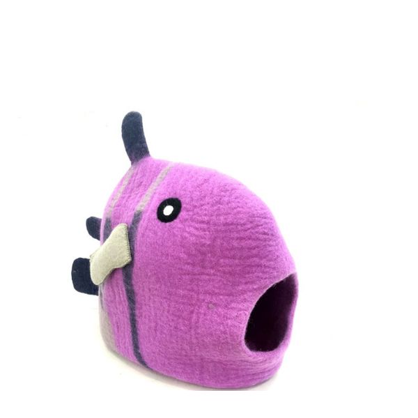 Felt Fish-Shaped Cat House - Image 3