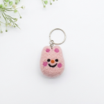 Handmade Felt Keychain Crafted from 100% Natural Wool - Image 2