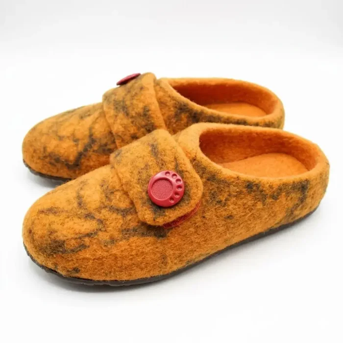Orange Felt Footwear - Image 4