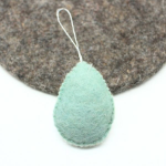 Handmade Felt Easter Egg Shaped Ornament - Image 2