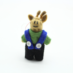 Handmade felt giraffe hanging ornament - Image 3