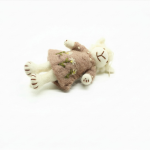 Handmade Felt Sheep with Embroidered Dress - Image 4