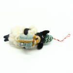 Handmade Felt sheep Christmas ornament with gift - Image 4