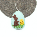 Handmade Felt Easter egg ornament