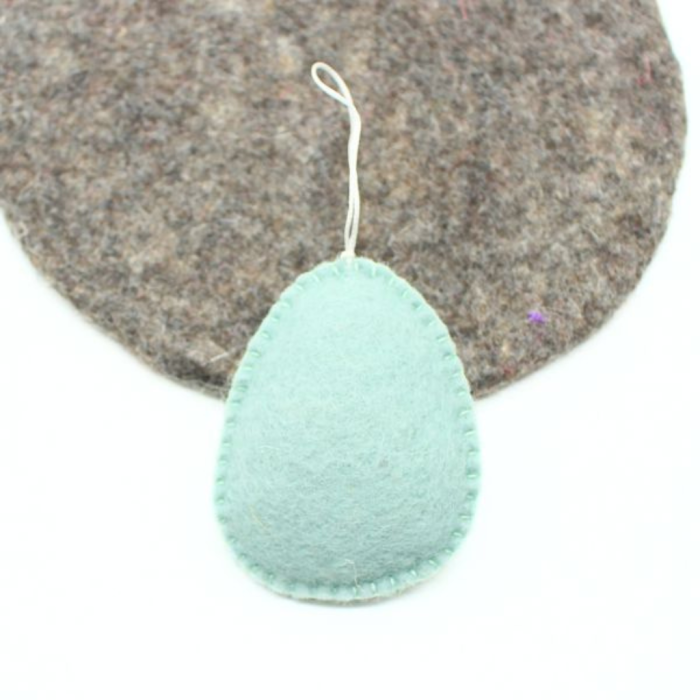 Handmade Felt Easter egg ornament - Image 2