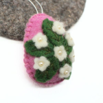 Handmade Felt Easter egg ornament - Image 2