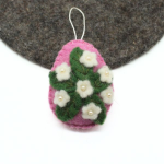 Handmade Felt Easter egg ornament