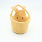 Handmade Felt Bunny Storage Basket. - Image 3