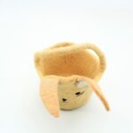 Handmade Felt Bunny Storage Basket. - Image 2