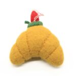 Handmade Felt Croissant Christmas Hanging Ornament - Image 4
