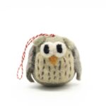 Handmade Felt Owl Hanging Ornament - Image 6