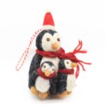 Handmade Felt Penguin Christmas Hanging Ornament - Image 3
