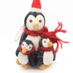 Handmade Felt Penguin Christmas Hanging Ornament - Image 2