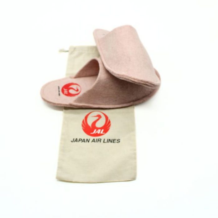 Handmade Pink Wool Felt Indoor Slipper - Image 5