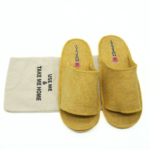Handmade Yellow Wool Felt Indoor Slippers - Image 5