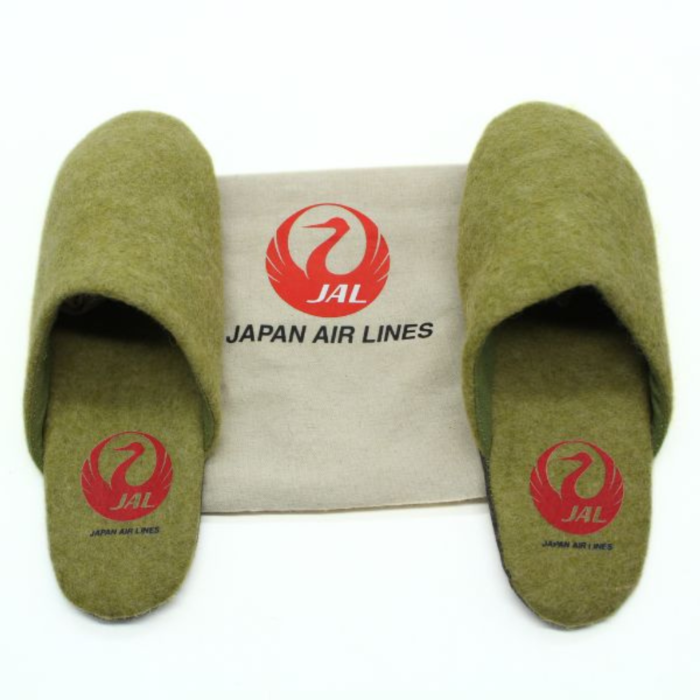Handmade Green Wool Felt Indoor Slippers - Image 4
