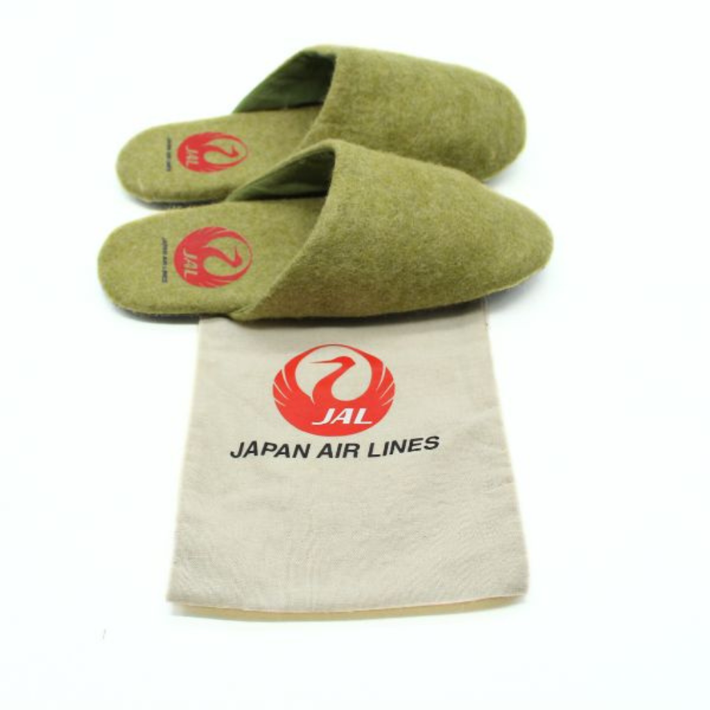 Felt Slipper Handmade Green Wool Felt Indoor Slippers - Image 1