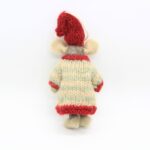 Handmade Felt Christmas Mouse Ornament - Image 4