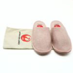 Handmade Pink Wool Felt Indoor Slipper - Image 3