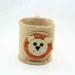 Handmade Lion Felt Organizer - Image 4