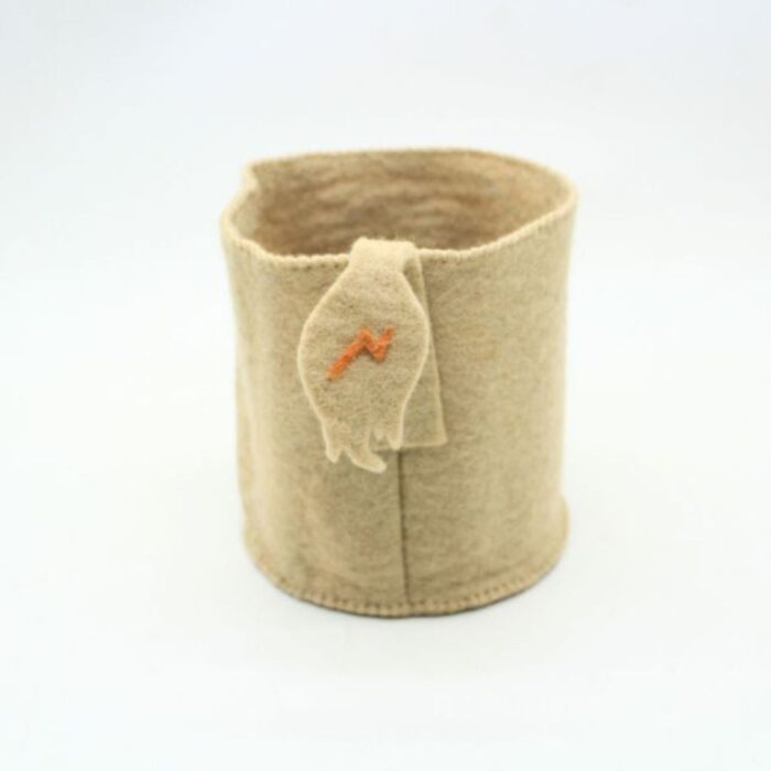 Handmade Lion Felt Organizer - Image 3