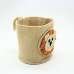 Handmade Lion Felt Organizer - Image 2