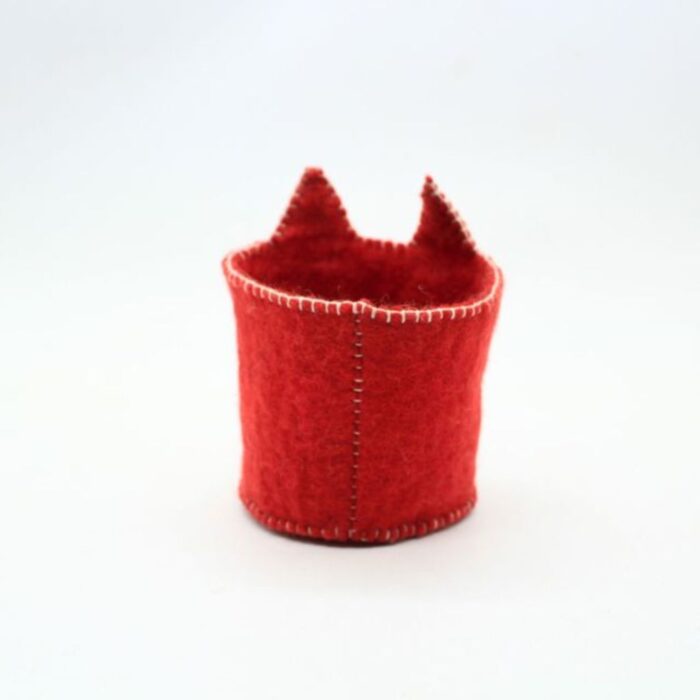 Handmade Felt Fox Pen Holder - Image 3